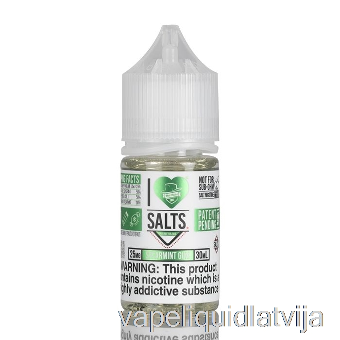 Piparmētru Gumija - I Love Salts - 30ml 25mg Vape šķidrums